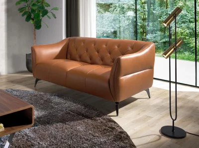 Двухместный диван с кожаной обивкой 171X95X77 CM 3