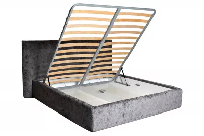 Кровать Modena с подъемным механизмом, шенилл Grammy 980, серый 218X215X111 CM 3