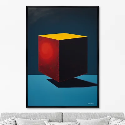 Постер на холсте Cubes in Colors 75X105 CM 6