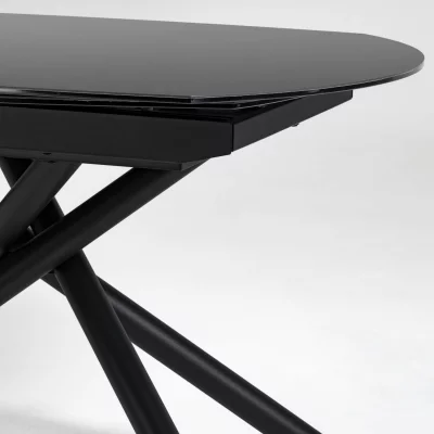 Раздвижной стол Yodalia 130-190X100X78 CM с стеклянной столешницей 3