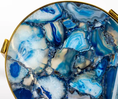 Столик Blue Agate 35X35X55 CM 4