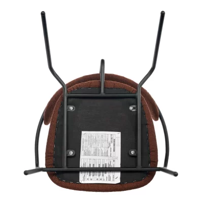 Комплект из 2 стульев Ant букле терракотовый 56X55X75 CM 11