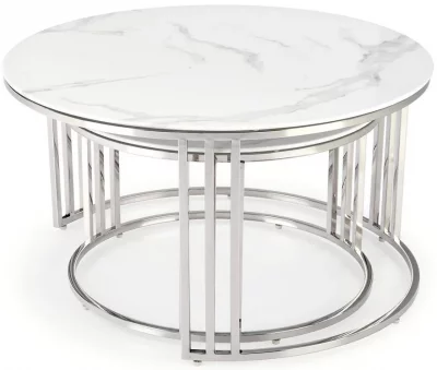 Комплект столиков Mercury 60X60X38 / 80X80X45 CM 4