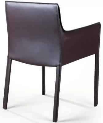Стул с подлокотниками Barrie 63X52X82 CM коричневый 5