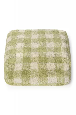 Хлопковый пуф в клетку Vichy 40X40X20 CM 5