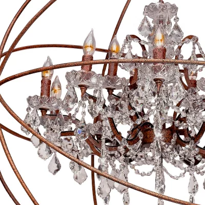Подвесная люстра Foucaults Orb Crystal 95X95X120 CM 3