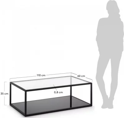 Журнальный столик Blackhill 110X60X35 CM 5