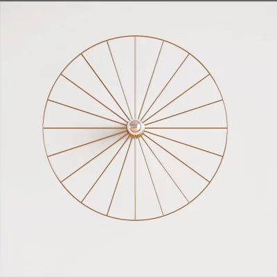 Настенный светильник Wheel золотой 60X15 CM 3