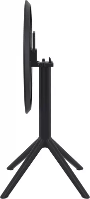 Стол пластиковый Sky 60X60X74 CM чёрный 4