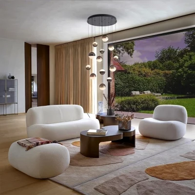 Люстра Orbes 13L черный/медный/латунный 80X80X250 CM 10