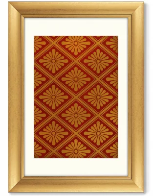 Диптих Vintage Japanese pattern 51X71 / 51X71 CM 4