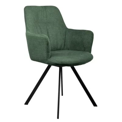 Комплект из 2 стульев Grant зелёный шенилл на поворотном механизме 120X61X92 CM 3