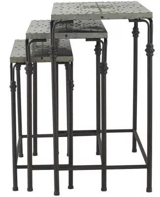 Комплект из трёх столиков Yalwa 61X36X66 / 55X29X59 / 48X23X50 CM 3