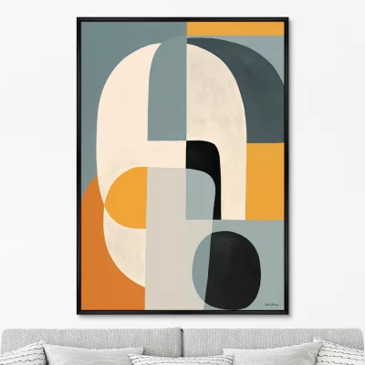 Постер на холсте Spatial form of colors 75X105 CM 6