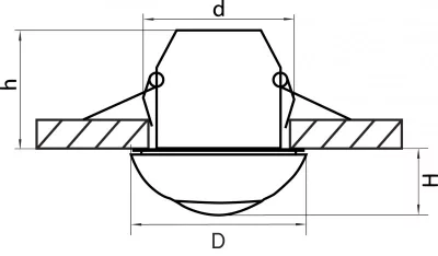 Влагозащищенный светильник Modo 10X10X4 CM 3