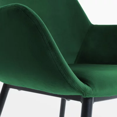 Стул с подлокотниками Konna 59X52X83 CM зелёный 4