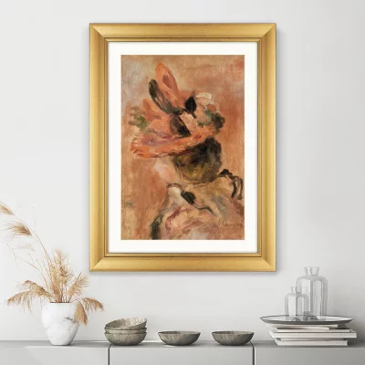 Постер Woman's Head with Red Hat 61X81 CM 3