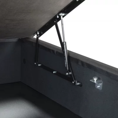 Кровать с отсеком для хранения Matter 150X190X36 CM тёмно серого цвета 5