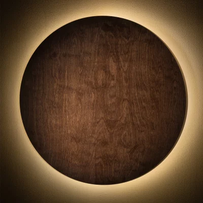 Настенный декоративный светильник Ring Timber Led 4