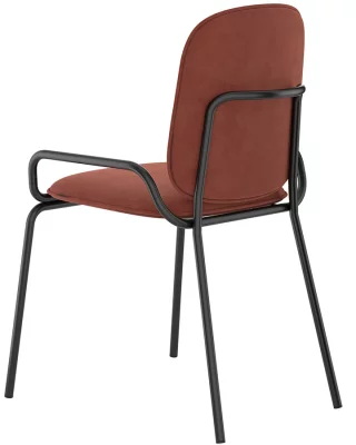 Стул Ror double frame 50X56X82 CM тёмно-красный 3