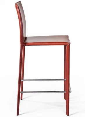 Стул полубарный Rolf 45X49X99 CM красный 3