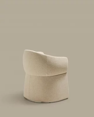Стул Bosca из бежевой шенилловой ткани 67X56X76 CM 3