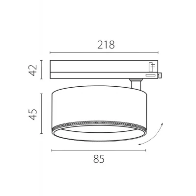 Светильник на шине Lightstar A5536TRIAC 3