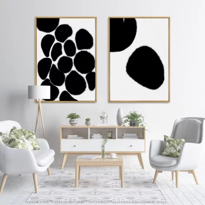 Диптих на холсте Bunches of grapes 75X105 / 75X105 CM 4