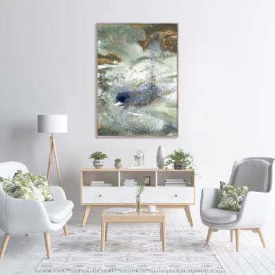 Репродукция на холсте The rain is falling 75X105 CM 3