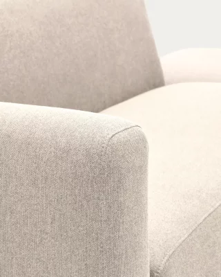 Двухместный модульный диван Neom с модулем спинки, бежевый 244X89X78 CM 5
