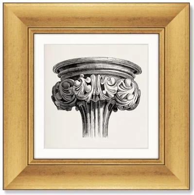 Набор постеров Stone ornaments 36X36 / 36X36 / 36X36 / 36X36 CM 3