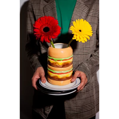 Ваза для цветов fast food, burger, 18 см 5