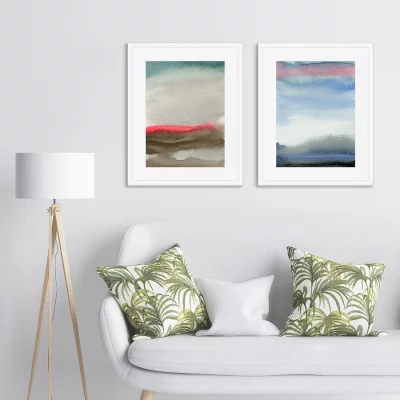 Диптих постеров в раме Earth colors 42X52 / 42X52 CM 4