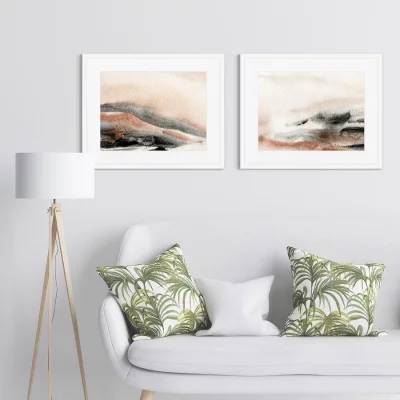 Диптих Sun rises over the dunes 52X42 / 52X42 CM 4