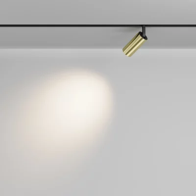 Трековый светильник Focus LED черный/золотой 4