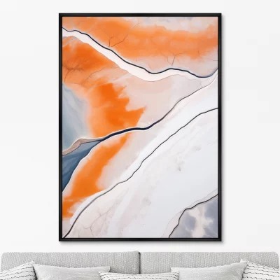 Постер на холсте Salt lakes 75X105 CM 6