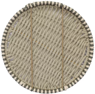 Корзина плетеная Dholak Grey Ethnic 40X40X50 CM 9