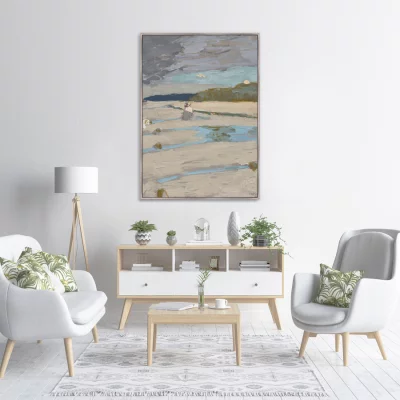 Постер The Beach at Saint-Jacut 75X105 CM 3