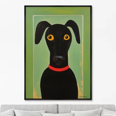 Постер на холсте Dog 75X105 CM 6