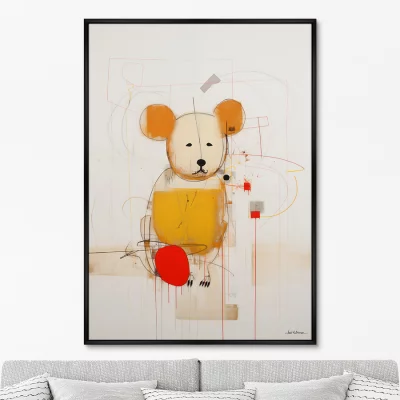 Постер на холсте Oh those mice 75X105 CM 6