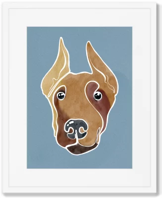 Набор постеров Happy dogs No4 42X52 / 42X52 / 42X52 / 42X52 CM 3