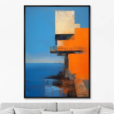 Постер на холсте And the Sea is So Close 75X105 CM 6