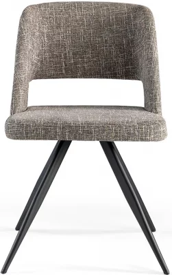 Стул с открытой спинкой 53X61X82 CM серый 4