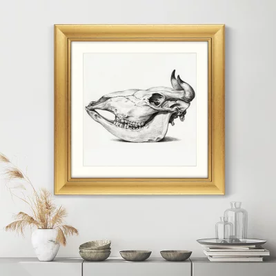 Постер Skull 61X61 CM 3