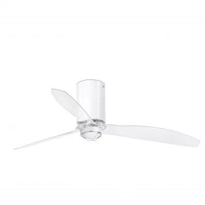 Потолочный вентилятор со светодиодной подсветкой Mini Tube Fan белый/прозрачный 128 CM 5