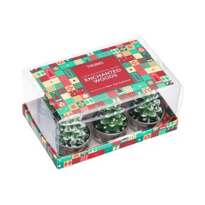 Набор декоративных свечей enchanted woods из коллекции new year essential, 6 шт. 4