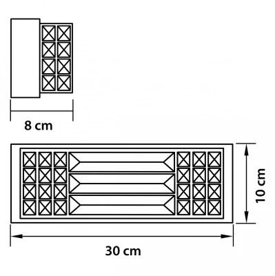 Настенное бра Limpio 30X8X10 CM 4
