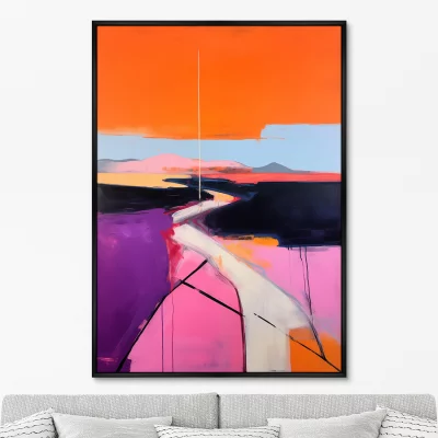 Постер на холсте Lines of the Heat 75X105 CM 6