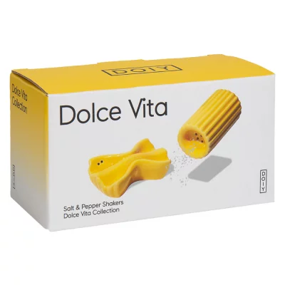 Набор из солонки и перечницы dolce vita, farfalle & macaroni 9