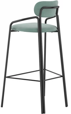 Стул барный Ror 62X51X97 CM светло-бирюзовый 3